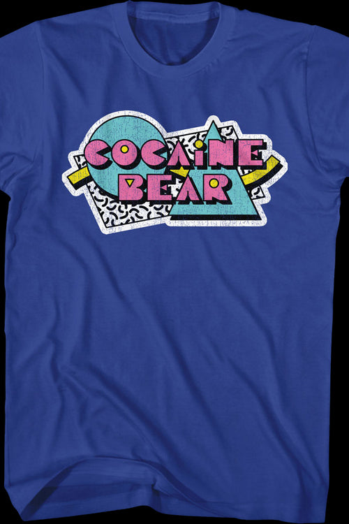 80s Shapes Cocaine Bear T-Shirtmain product image