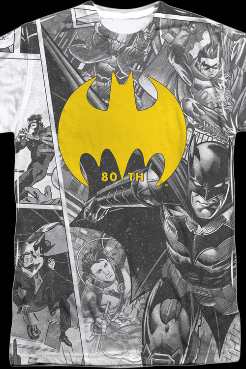 80th Anniversary Collage Batman T-Shirtmain product image