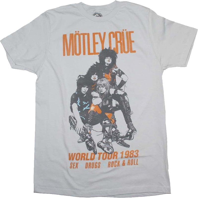83 World Tour Motley Crue Shirt: Motley Crue Mens T-shirt