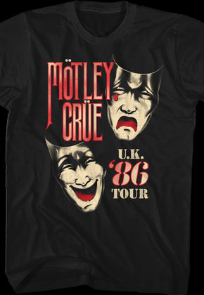 '86 UK Tour Motley Crue T-Shirt