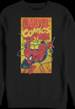 90s Marvel Comics Logo Spider-Man Sweatshirt