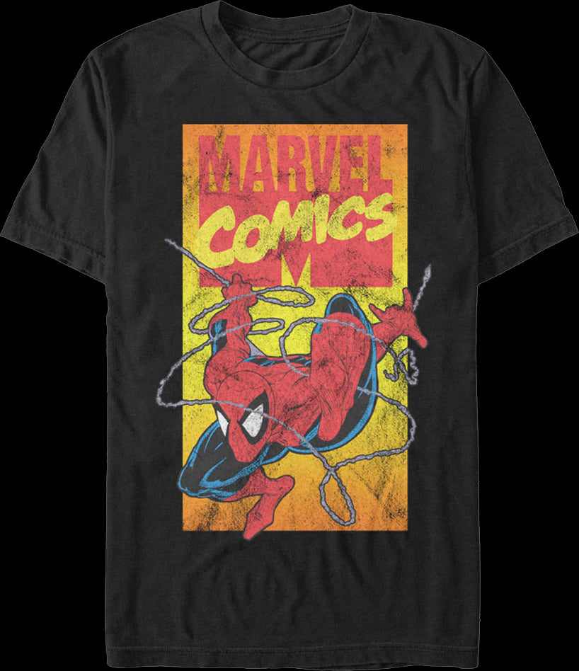90s Marvel Comics Logo Spider-Man T-Shirt