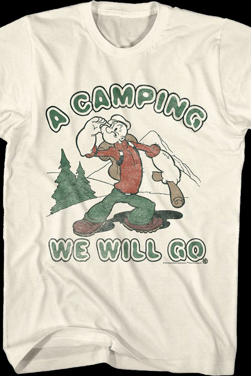 A Camping We Will Go Popeye T-Shirtmain product image
