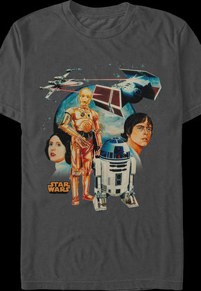 A New Hope Collage Star Wars T-Shirt