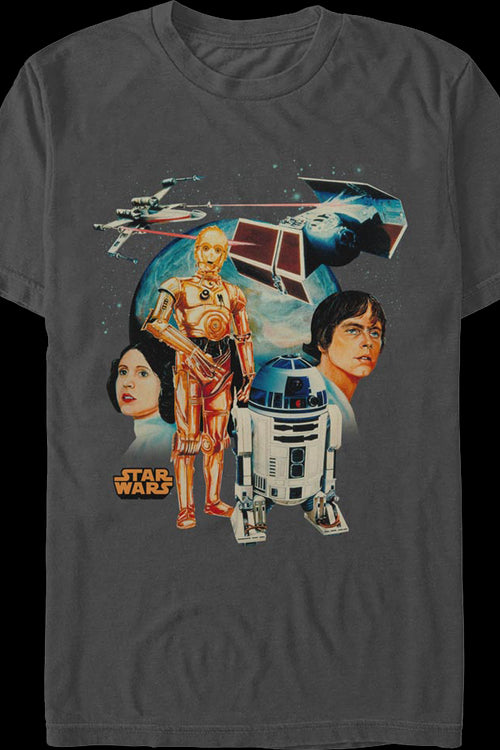 A New Hope Collage Star Wars T-Shirtmain product image