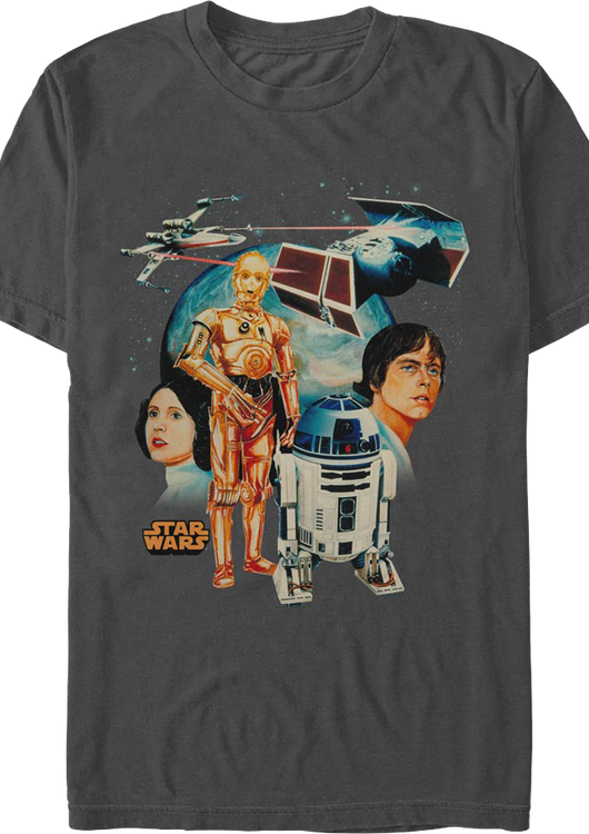 A New Hope Collage Star Wars T-Shirt - main product image