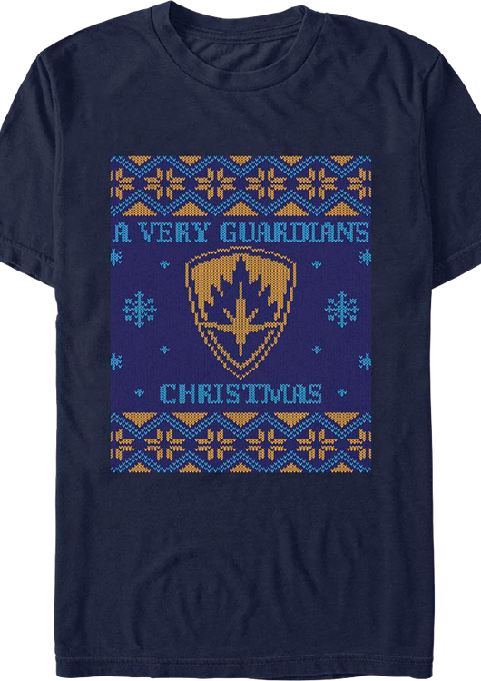 A Very Guardians Christmas Marvel Comics T-Shirt - main product image