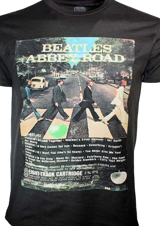 Abbey Road Eight-Track Beatles T-Shirt - main product image