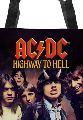 ACDC Highway To Hell Tote Bag