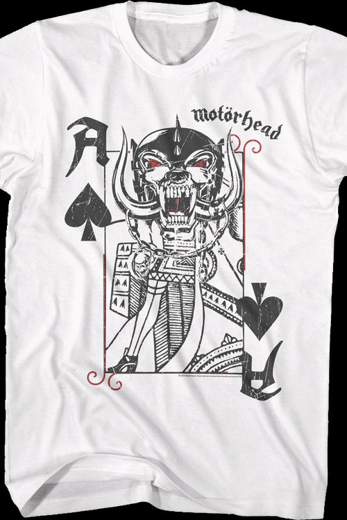 White motorhead t shirt cheap
