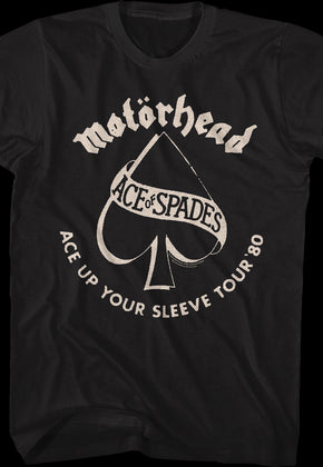 Ace Up Your Sleeve Tour '80 Motorhead T-Shirt