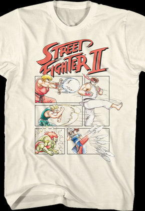 Action Panels Street Fighter II T-Shirt