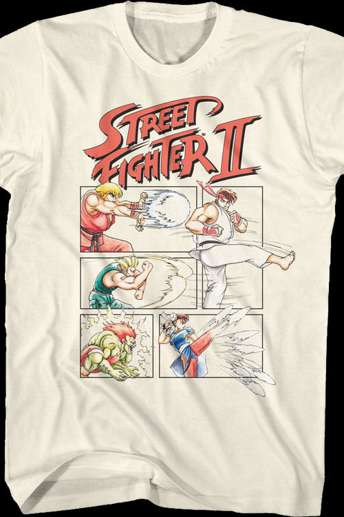 Action Panels Street Fighter II T-Shirtmain product image