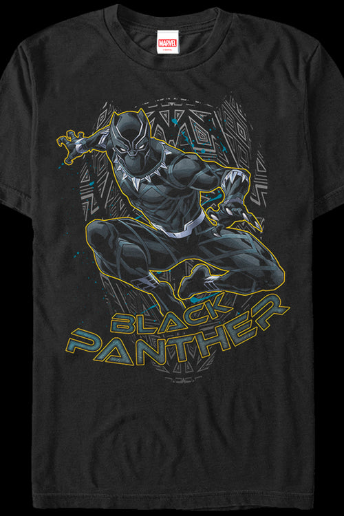Action Pose Black Panther T-Shirtmain product image