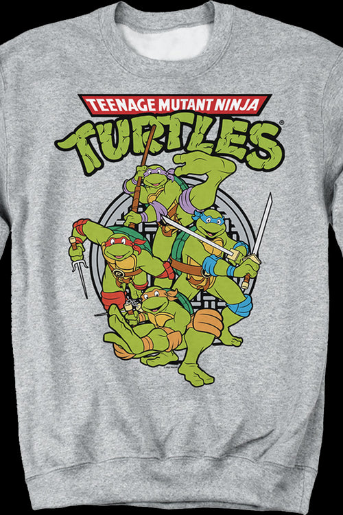 Action Poses Teenage Mutant Ninja Turtles Sweatshirt