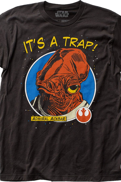 Admiral Ackbar It's A Trap Star Wars T-Shirtmain product image