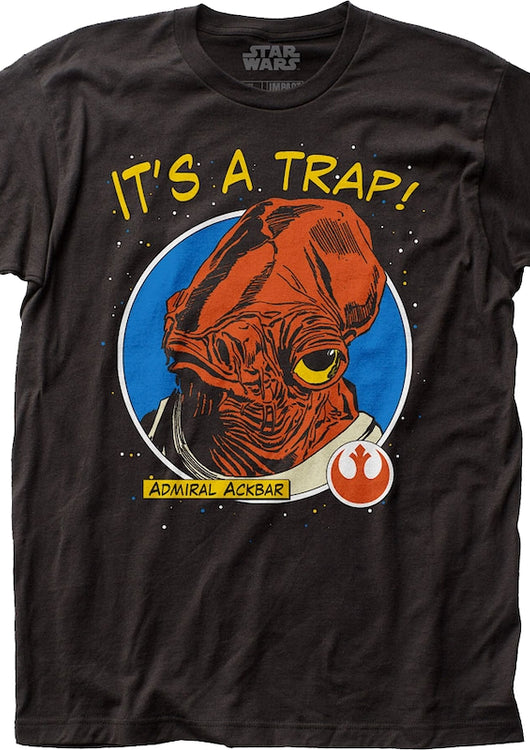 Admiral Ackbar It's A Trap Star Wars T-Shirt - main product image