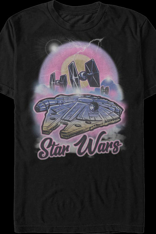Airbrush Millennium Falcon Star Wars T-Shirtmain product image