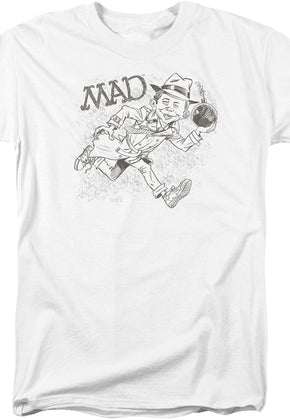 Alfred E. Neuman Sketch Mad Magazine T-Shirt
