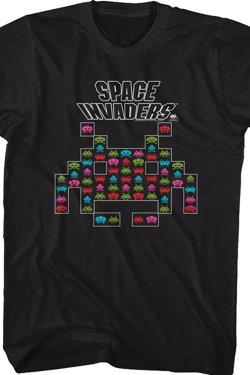 Alien Shape Space Invaders T-Shirtmain product image