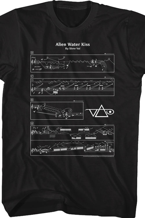Alien Water Kiss Steve Vai T-Shirtmain product image