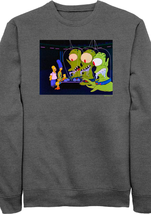 Aliens Simpsons Sweatshirt - main product image