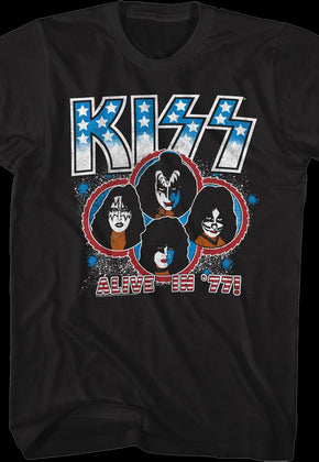 Alive In '77 KISS T-Shirt