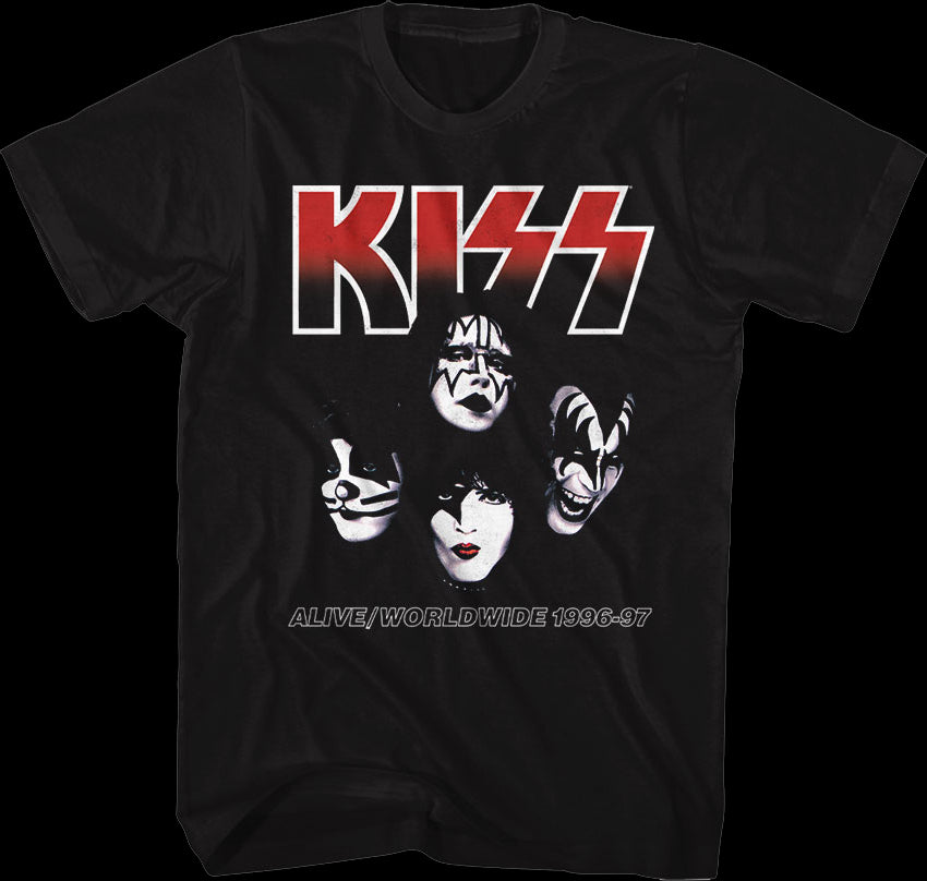 KISS Tシャツ ALIVE! / WORLDWIDE '96/'97 Alive/Worldwide 1996-97 KISS T-Shirt