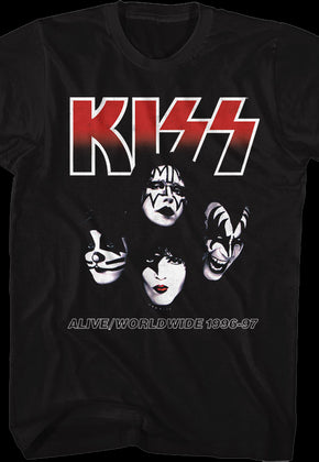 Alive/Worldwide 1996-97 KISS T-Shirt