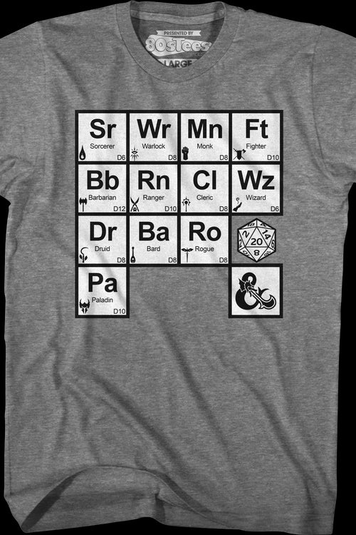 All Elements Dungeons & Dragons T-Shirtmain product image