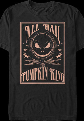 All Hail The Pumpkin King Nightmare Before Christmas T-Shirt
