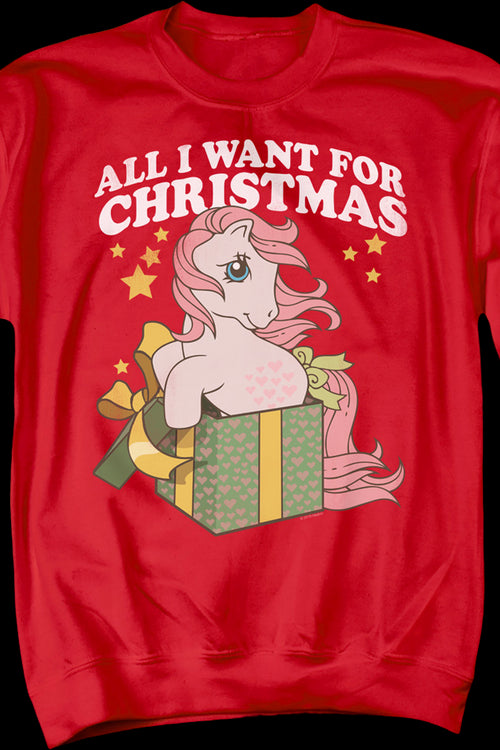 All I Want For Christmas My Little Pony Sweatshirtmain product image