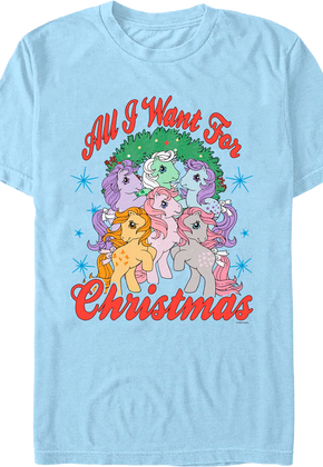 Vintage All I Want For Christmas My Little Pony T-Shirt