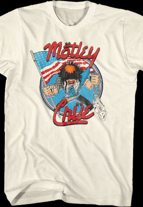 Allister Fiend American Flag Motley Crue T-Shirt