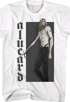 Alucard Action Pose Castlevania T-Shirt
