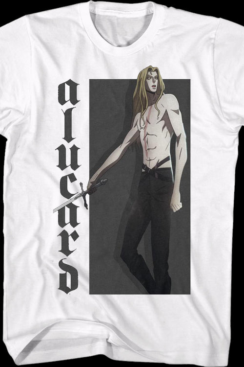 Alucard Action Pose Castlevania T-Shirtmain product image