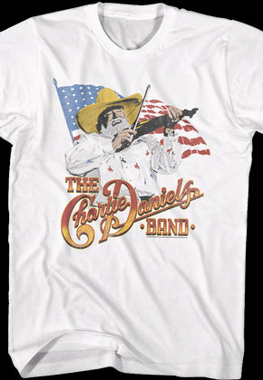 American Flag Charlie Daniels Band T-Shirt