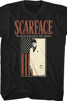 American Flag Scarface T-Shirt