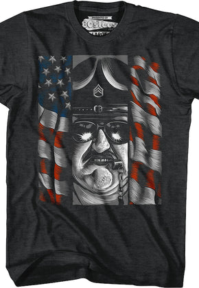 American Flag Sgt. Slaughter T-Shirt