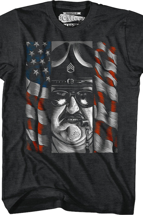 American Flag Sgt. Slaughter T-Shirtmain product image