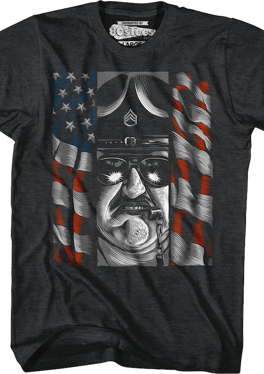 American Flag Sgt. Slaughter T-Shirt - main product image