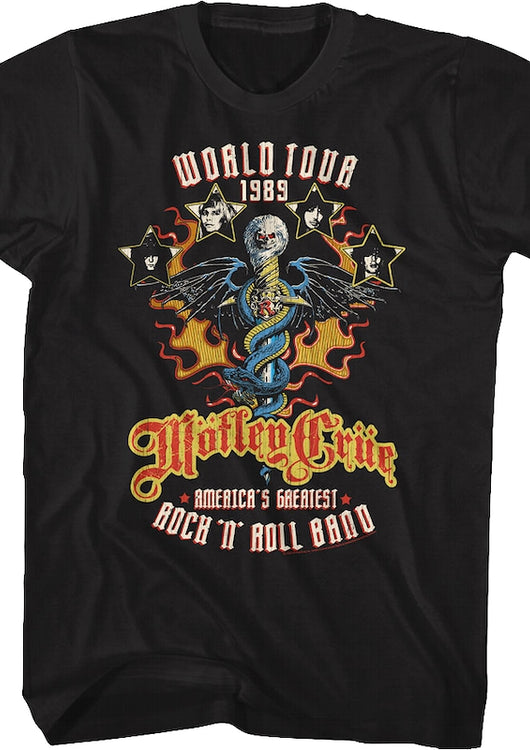 America's Greatest Rock 'N' Roll Band Motley Crue T-Shirt - main product image