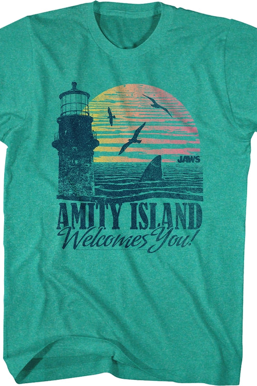 Amity Island Welcomes You Jaws T-Shirtmain product image