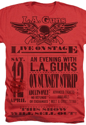 An Evening With LA Guns T-Shirt
