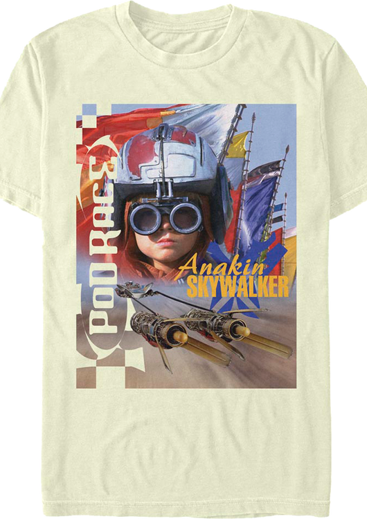 Anakin Skywalker Pod Race Star Wars T-Shirt - main product image