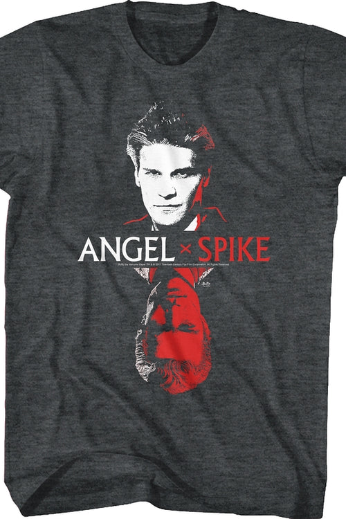 Angel And Spike Buffy The Vampire Slayer T-Shirtmain product image