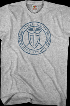 Angel Grove High School Mighty Morphin Power Rangers T-Shirt