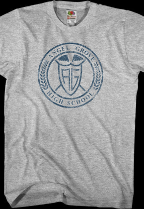 Angel Grove High School Mighty Morphin Power Rangers T-Shirt