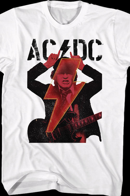 Angus Young Devil Horns ACDC T-Shirtmain product image
