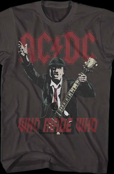 Angus Young Who Made Who ACDC T-Shirt